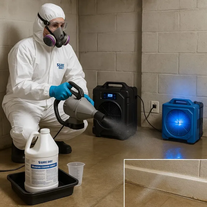 Sanitization and Odor Removal process in Gillespie, IL