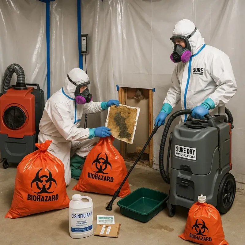 Contaminated Water Handling Protocols process in Gillespie, IL